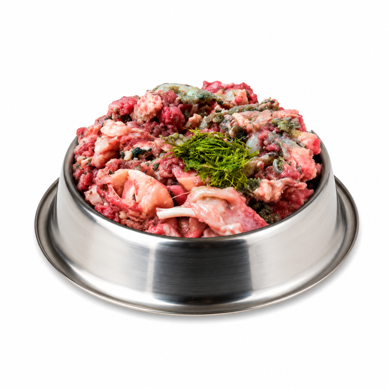 Mischfutter rot/grün vom Rind